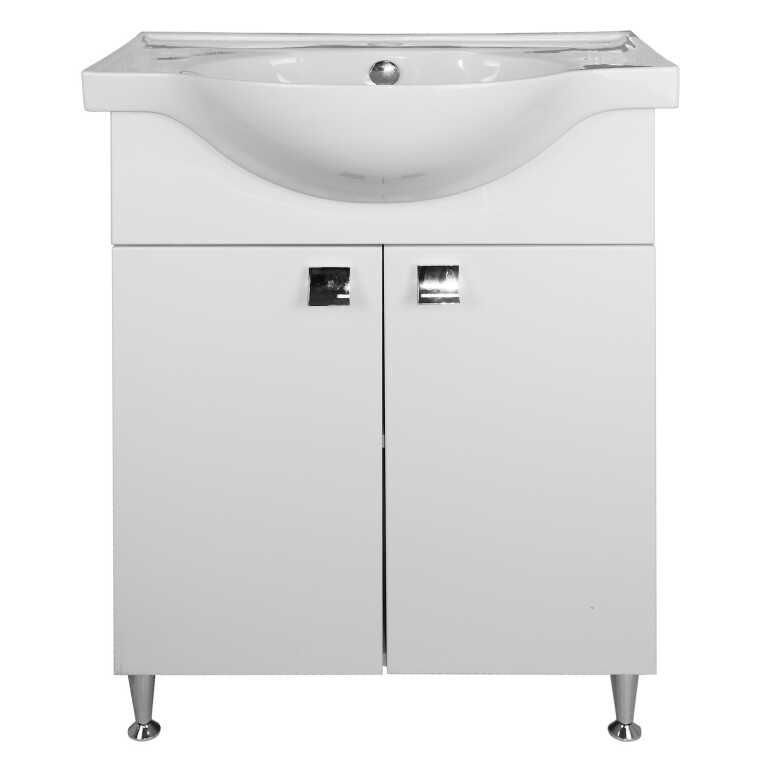 Комплект Тумба София 60 с раковиной Teo 60 (Китай)(600х840х430) 2 места