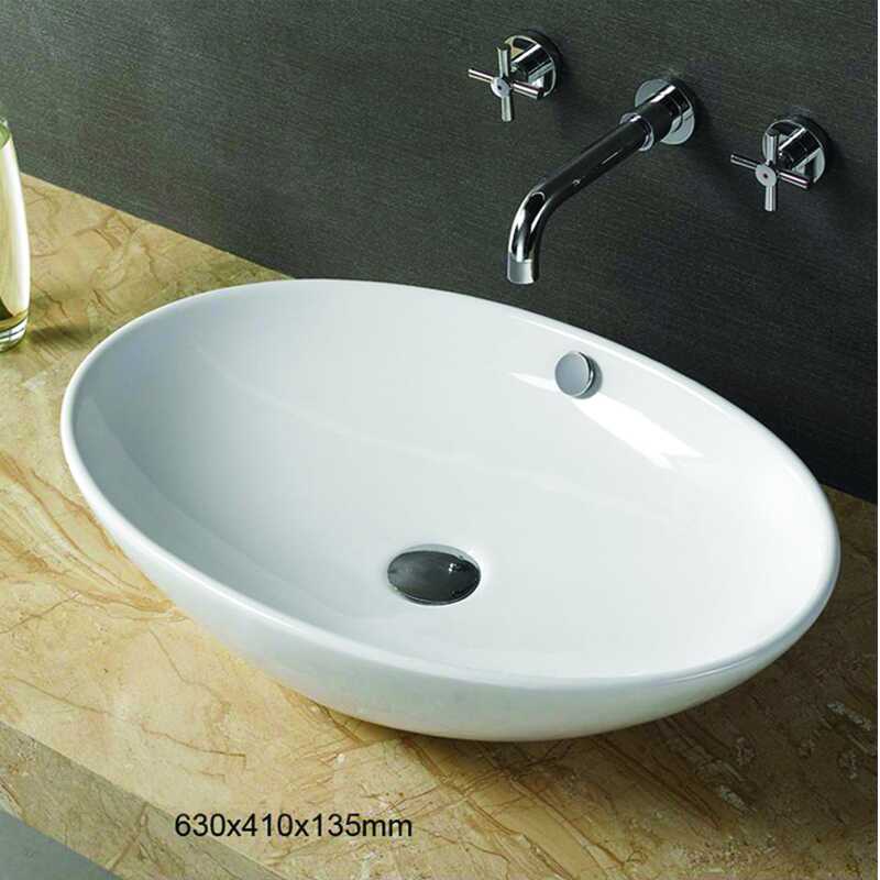 Раковина накладная Azario 630х410х135 мм AZ-3077