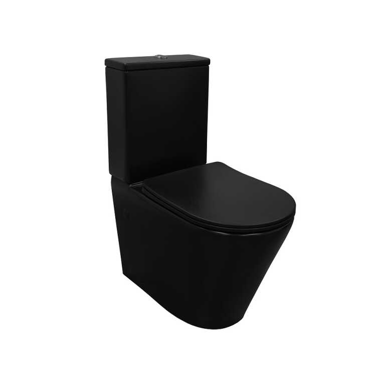 Унитаз-компакт Azario Black Queen AZ-8380