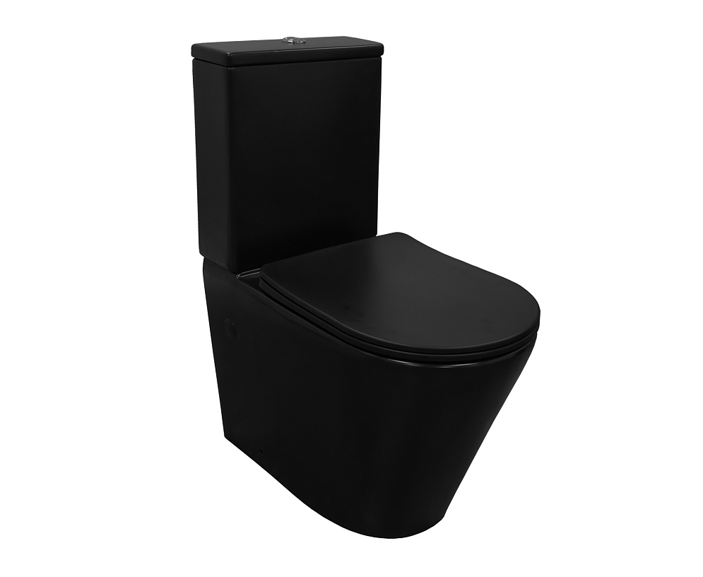Унитаз-компакт Azario Black Queen AZ-8380
