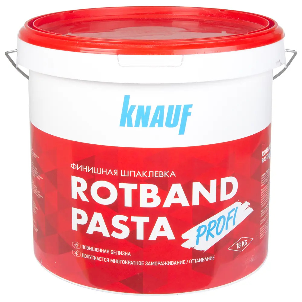 Шпатлевка готовая KNAUF Ротбанд Паста Профи (18кг)