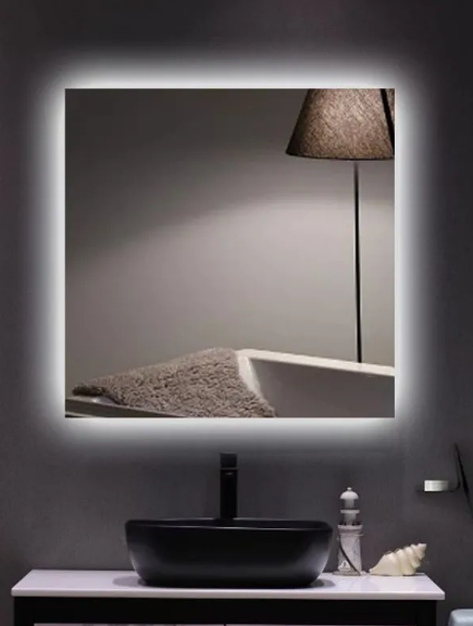 Зеркало Led-подсветка, Квадрат, 400 Зеркало Led-подсветка, Квадрат, 400