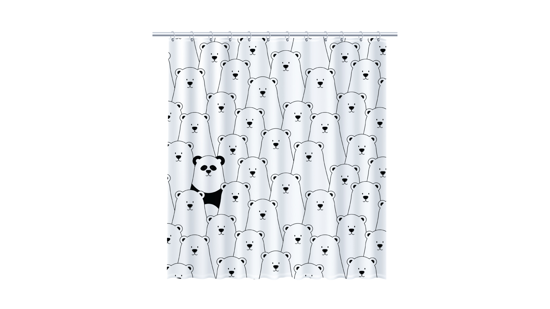 Шторка для ванной PANDA Fixsen