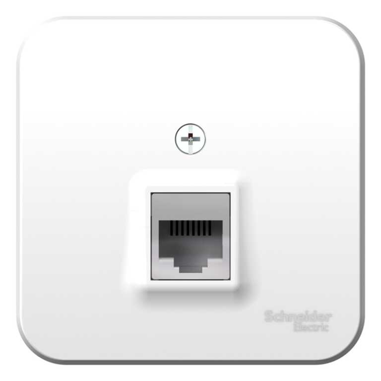 Розетка 1гн комп RJ45 о/у белый изол.пласт. кат.5е IP20 Blanca Systeme Electric (1/12)