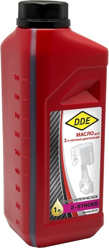 Масло DDE 2-х тактное полусинтетическое 1л