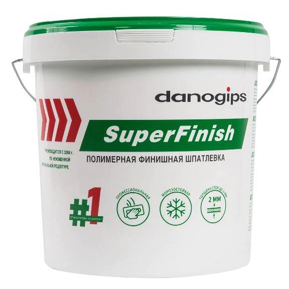 Шпатлевка DANOGIPS Sheetrock SuperFinish готовая (18 кг) (11 л) Шпатлевка DANOGIPS Sheetrock SuperFinish готовая (18 кг) (11 л)