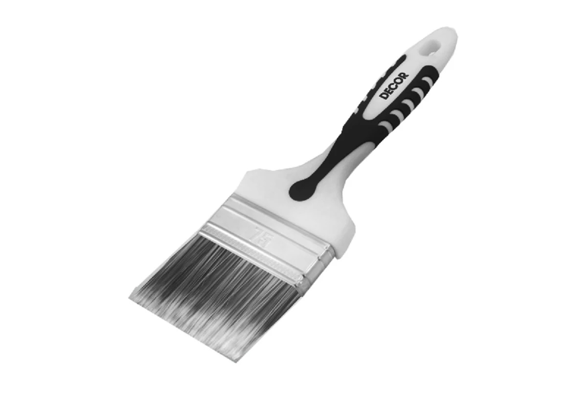 Кисть плоская 25х15мм DECOR Намерение Black White PREMIUM искусственная серебристая щетина двухкомпонентная ручка 860-025 (12/192) Кисть плоская 25х15мм DECOR Намерение Black White PREMIUM искусственная серебристая щетина двухкомпонентная ручка 860-025 (12/192)
