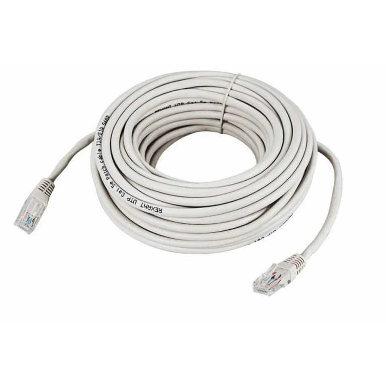 Патч-корд UTP CAT5e литой 10м серый REXANT