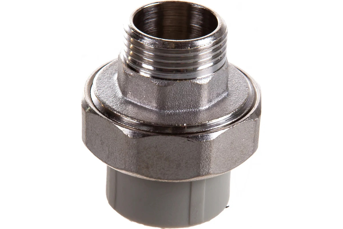 Муфта PP-R комбинир. разъём. (американка) серая Ду 25х3/4 HP VALFEX