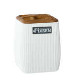 Стакан для зубных щеток WHITE WOOD Fixsen