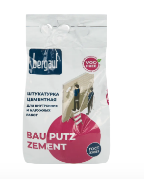 Штукатурка цементная Bergauf Bau Putz Zement (5кг)