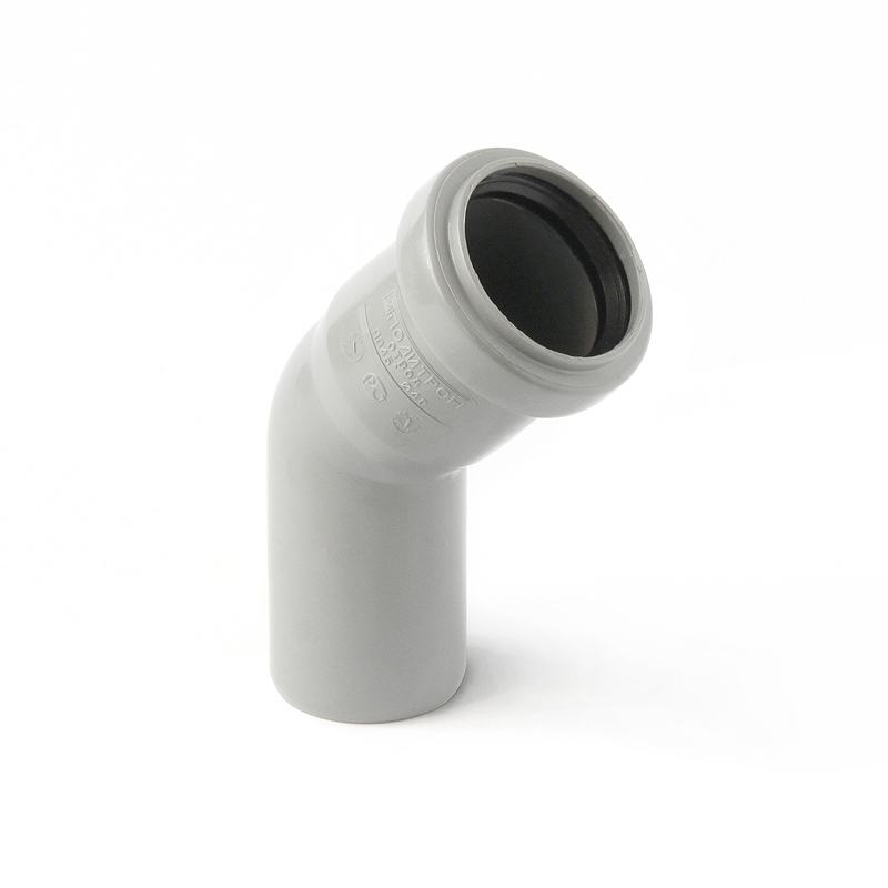 Отвод внутр.канализац.диам.40х45° Pro Aqua Comfort