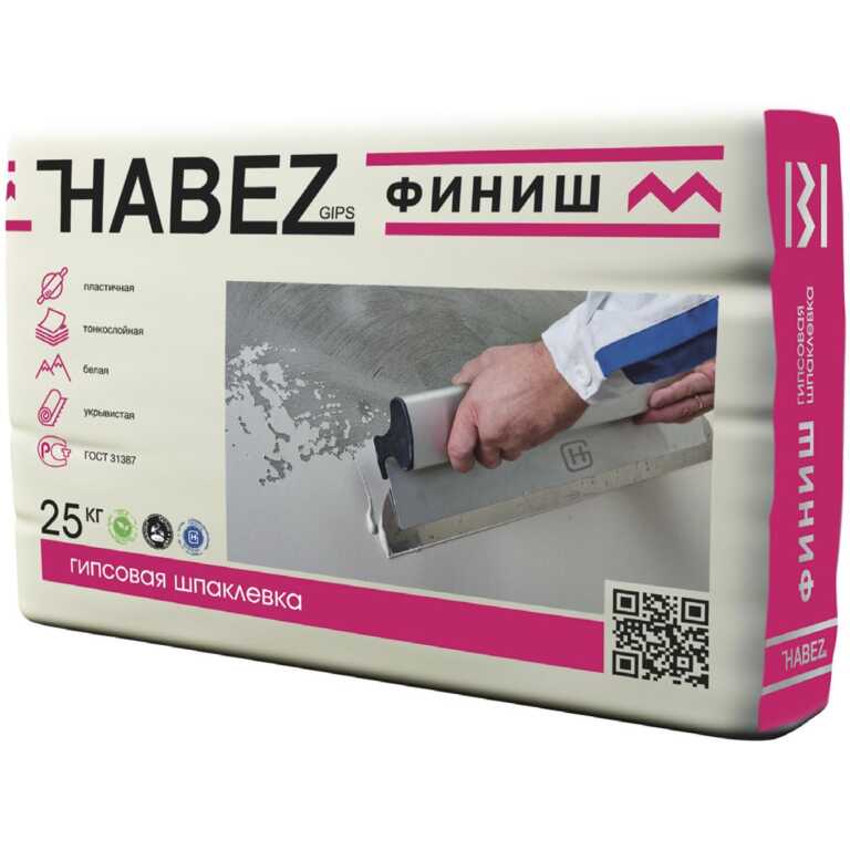 Шпатлевка гипсовая финишная HABEZ Финиш (25кг)