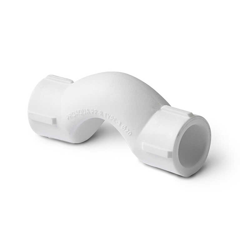 Обвод PP-R белый Дн25 короткий Pro Aqua