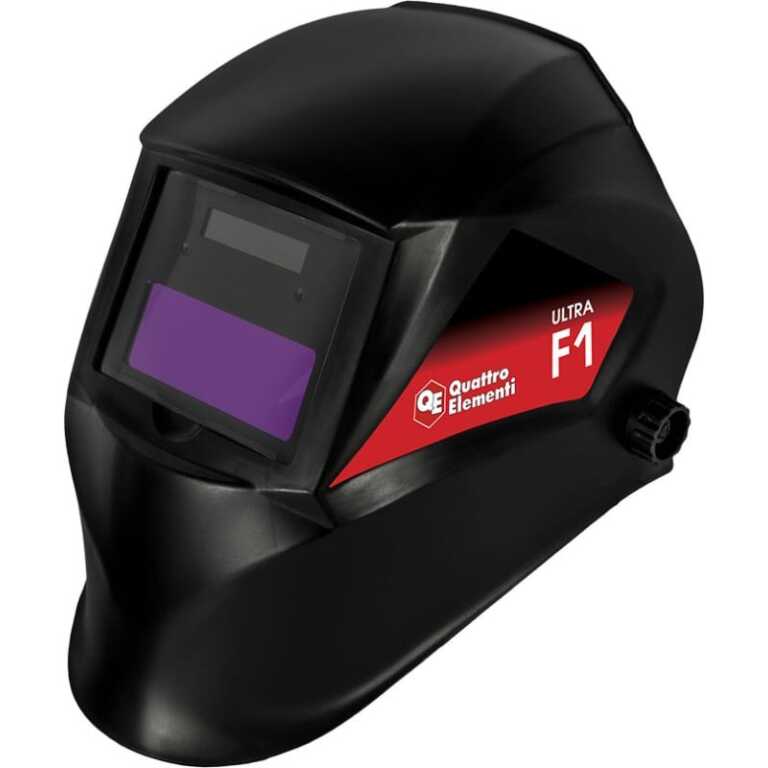 Маска сварщика  QUATTRO ELEMENTI ULTRA F1 "Хамелеон" (90х35) DIN11 без регул