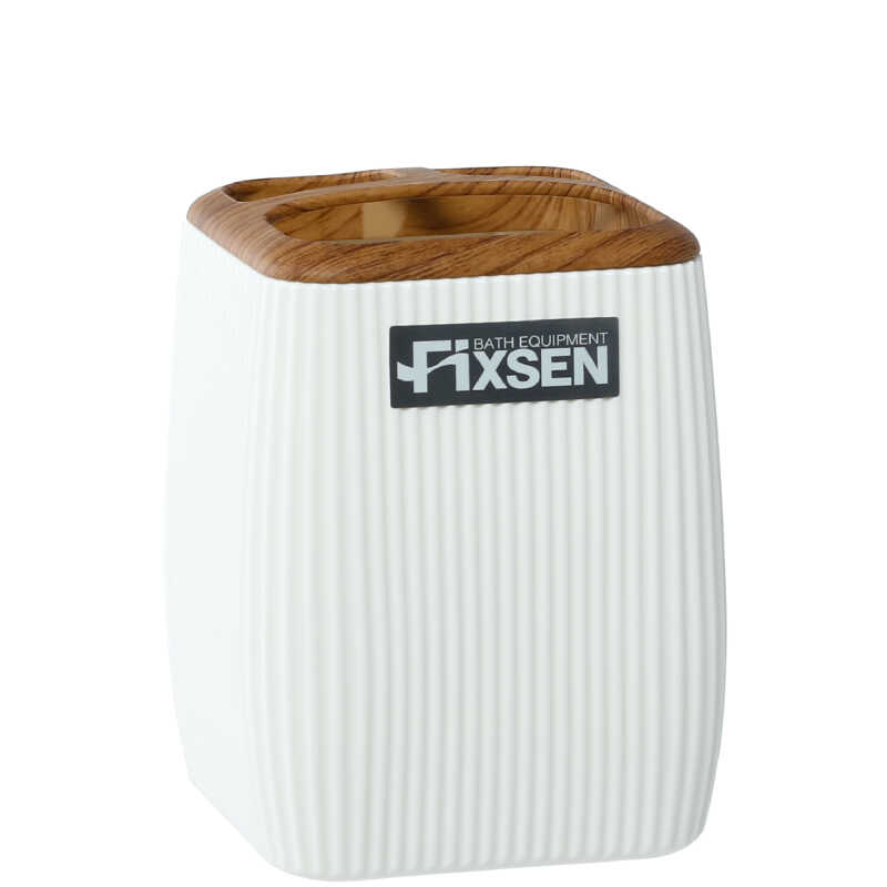 Стакан для зубных щеток WOOD Fixsen