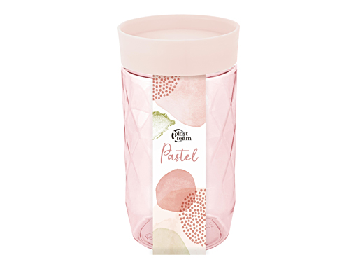 Банка для сыпучих продуктов Plast Team Pastel 1л персиковая карамель