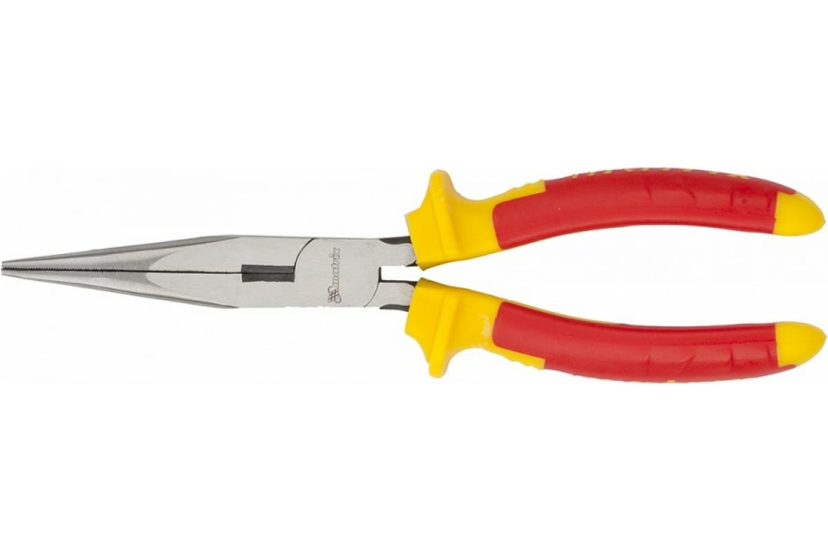 Длинногубцы диэлектрические 200мм MATRIX Professional Insulated прямые двухкомпонентные рукоятки Длинногубцы диэлектрические 200мм MATRIX Professional Insulated прямые двухкомпонентные рукоятки