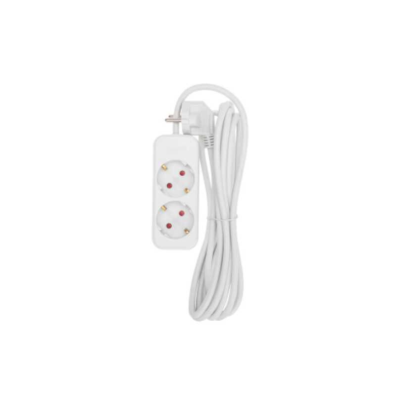 Удлинитель 3 м, белый, 16А 3х1,0 мм STANDARD Rexant