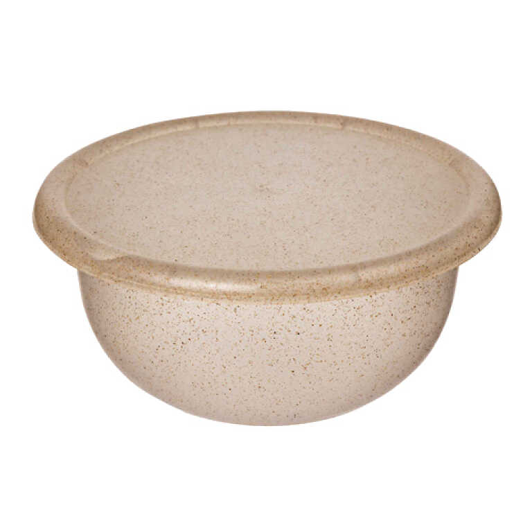Миска "Palermo" 1,2л с крышкой (бесцветный флэк)