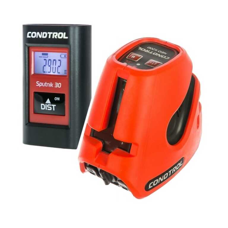Уровень лазерный CONDTROL NEOх200 Set + лазерный дальномер Sputnik 30