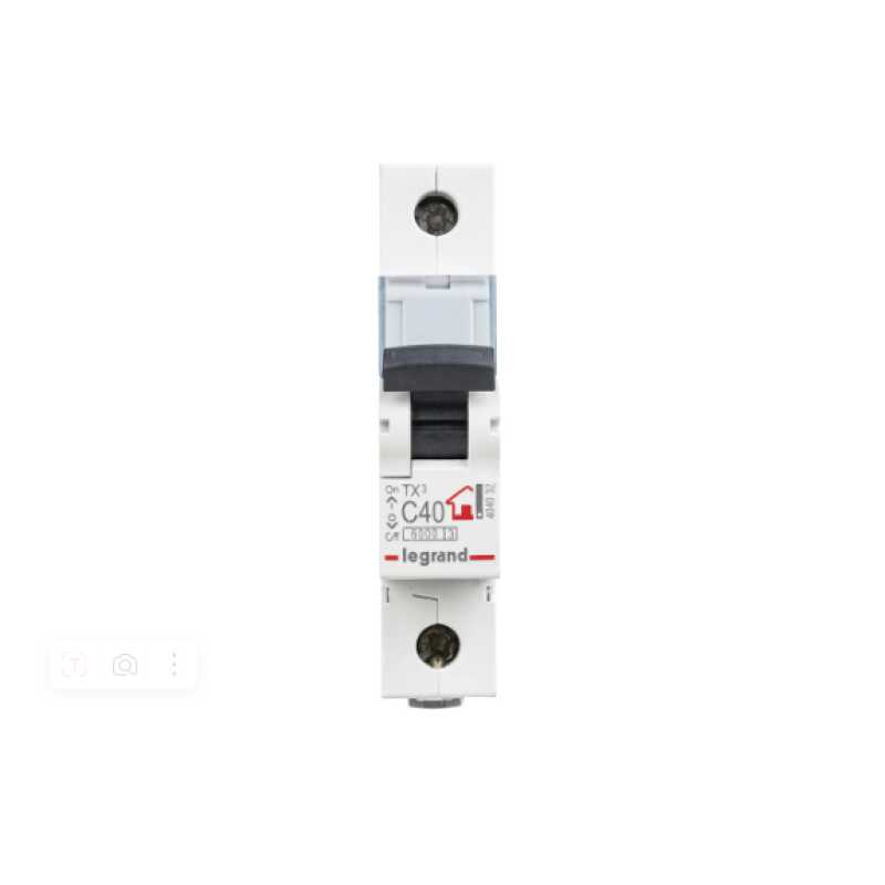 Автоматический выключатель Legrand TX3 C40A 1П