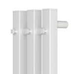 Полотенцесушитель электрический Point Гермес PN13822W П3 120x1200 диммер справа, белый