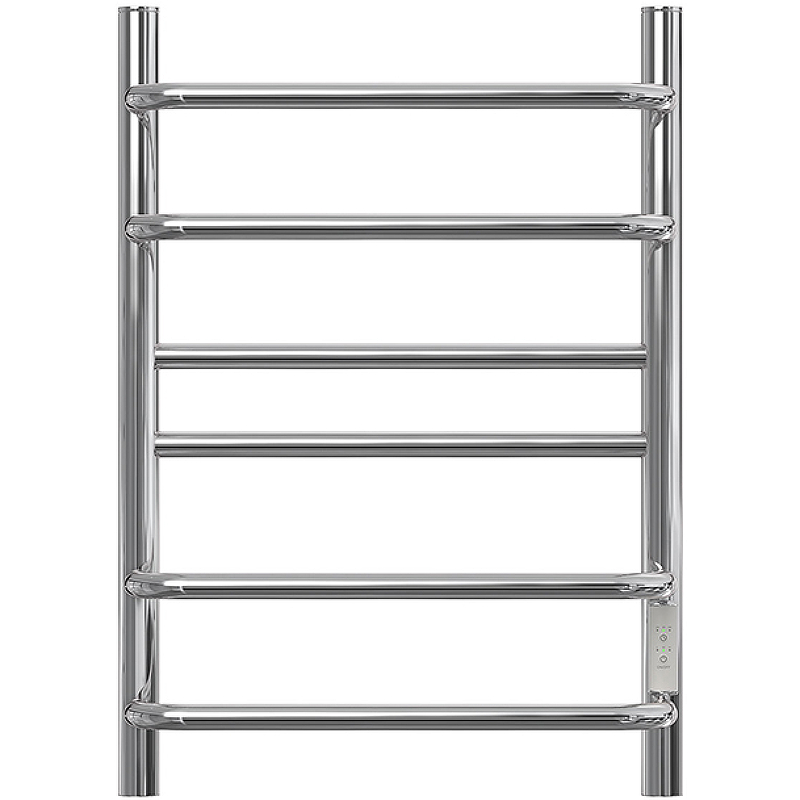 Полотенцесушитель электрический Point Сатурн П6 (400x600)диммер справа, хром