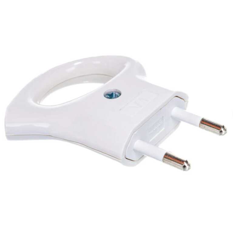 Вилка прямая каучук с ушком 2Р+Е 16А 250В IP44 VKL electric (1/20/200)