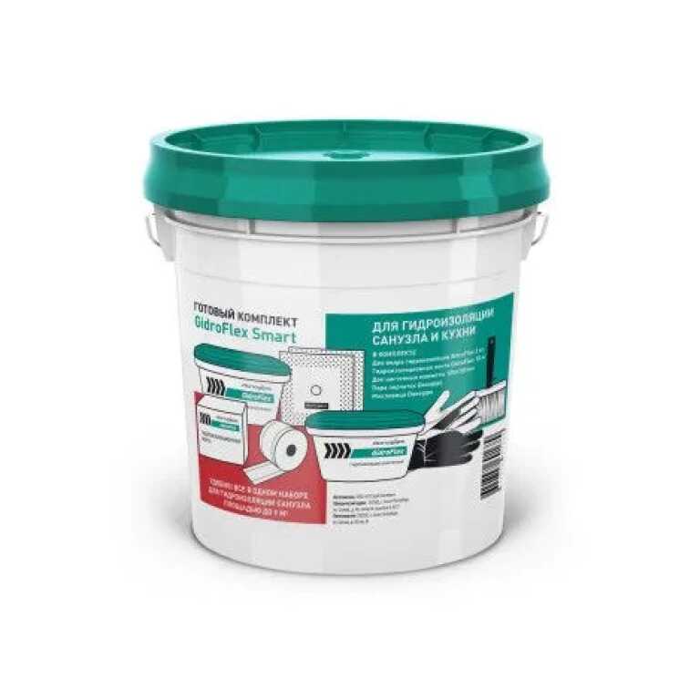 Гидроизоляция DANOGIPS GidroFlex (Перчатки+лента10м+ манжета+кисть)
