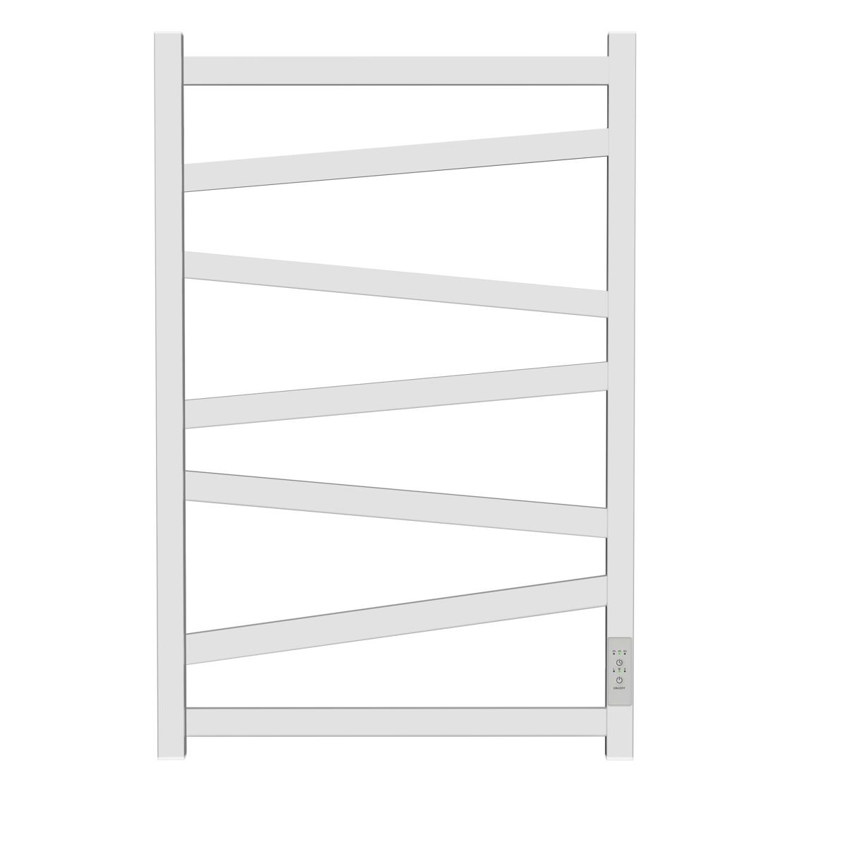Полотенцесушитель электрический Point Феникс PN15858W П7 (500x800) диммер справа, белый