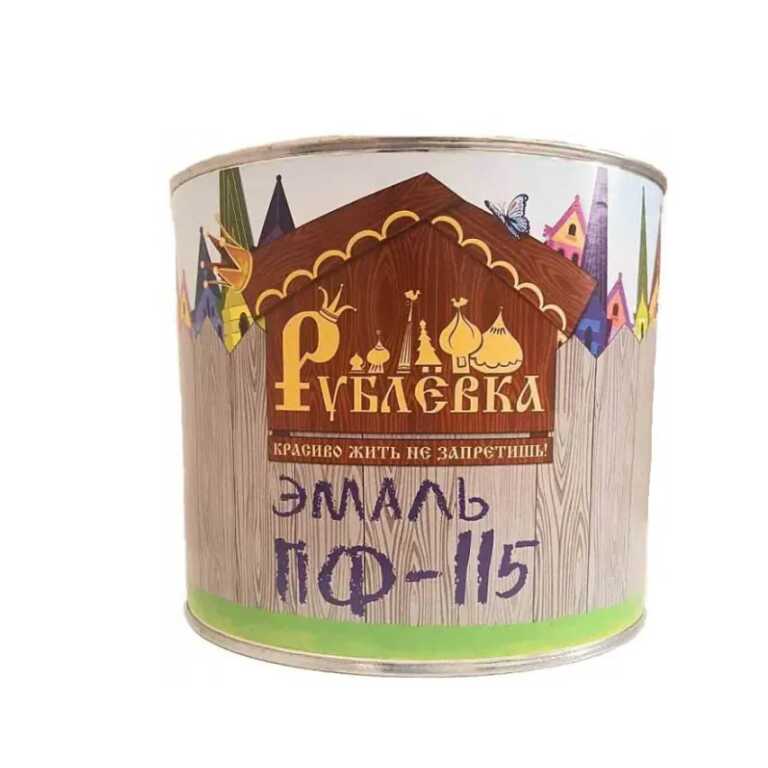 Эмаль ПФ-115 белый (1,9кг) РУБЛЕВКА