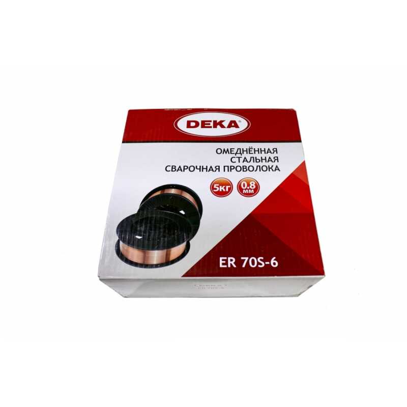 Проволока сварочная DEKA ER70S-6 1,0 мм, цена за 1 кг.