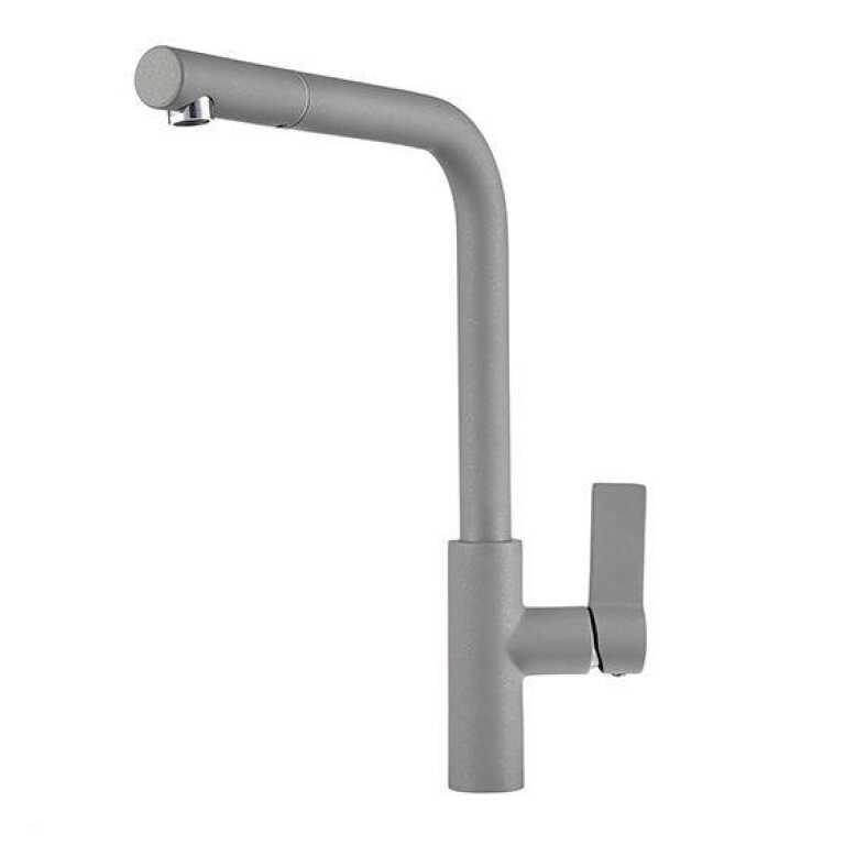 Смеситель для кухни Point PN3102AL серый