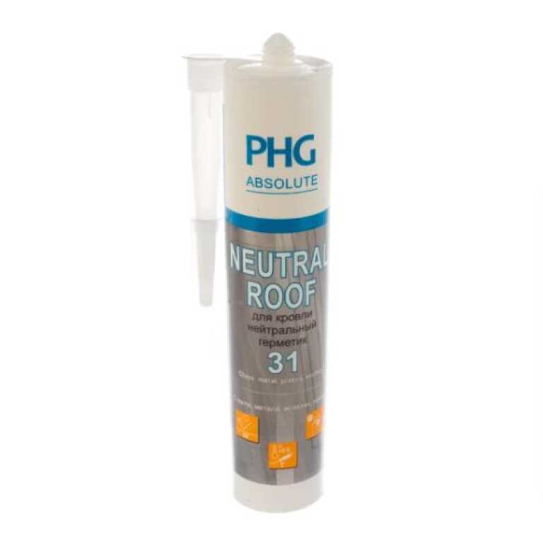 Герметик силиконовый PHG Absolute Neutral Roof прозрачный (280мл)