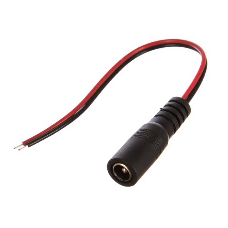 Коннектор для светодиод ленты 2835 8мм (провод-JACK5,5) LS-connector-8mm-U-IP20 ЭРА