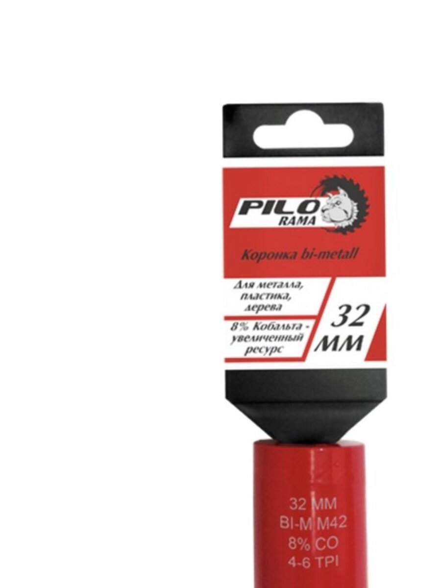 Коронка Bi-Metall 8%Co. 32мм "Pilorama" Коронка Bi-Metall 8%Co. 32мм "Pilorama"