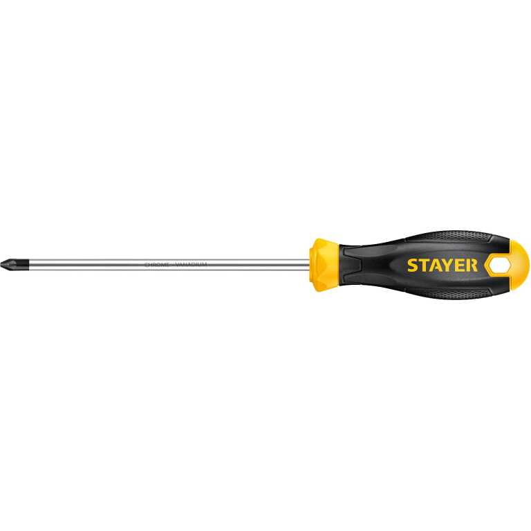 Отвертка PZ1x100мм STAYER Hercules Cr-V двухкомпонентная рукоятка