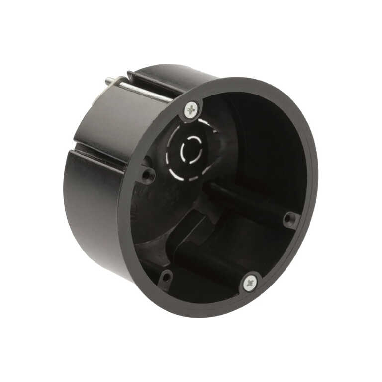 Коробка уст. 68*45 для тв. стен ЧЕРНАЯ (С3М2 GUSI) 010-033Ч VKL electric