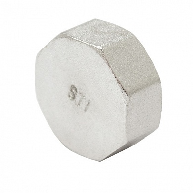 Заглушка НИКЕЛИРОВАННАЯ резьбовая 3/4"ВР STI