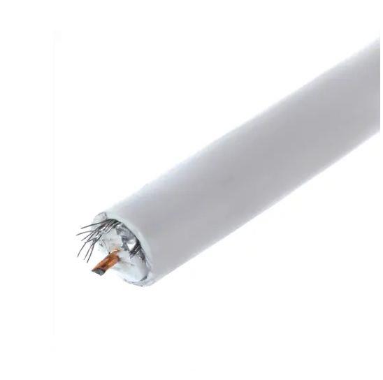 Кабель антенный коаксиальный RG-6 20м/бухта белый OXION