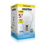 Лампа светодиодная (LED) G45-05W/3000/E27 Smartbuy