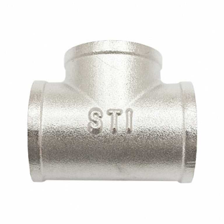 Тройник 1/2" ВР-ВР-ВР никелир. STI