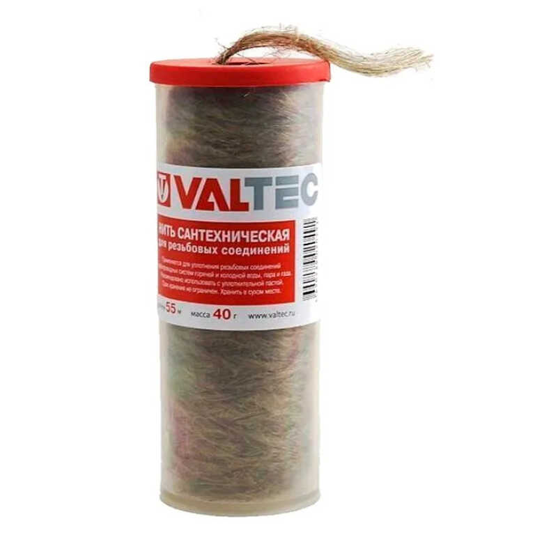 Нить сантехническая льняная VALTEC, для резьбовых соединений (55м) VT.FLAX.0.055