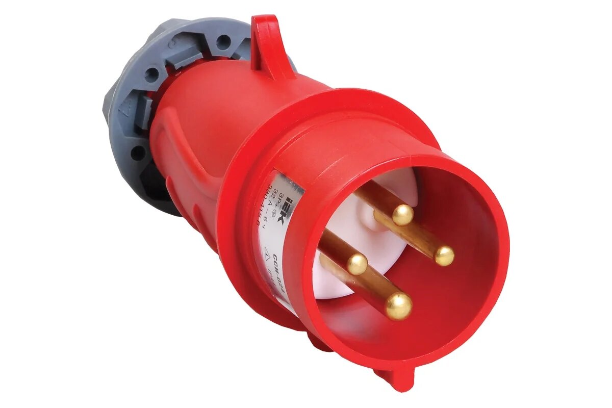Вилка эл. каб. 32А 3P+PE 380В IP44 MAGNUM ССИ-024 ИЭК PSN02-032-4 Вилка эл. каб. 32А 3P+PE 380В IP44 MAGNUM ССИ-024 ИЭК PSN02-032-4