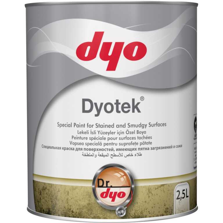 Краска блокирующая против пятен и копоти DYOTEK (2.5л)