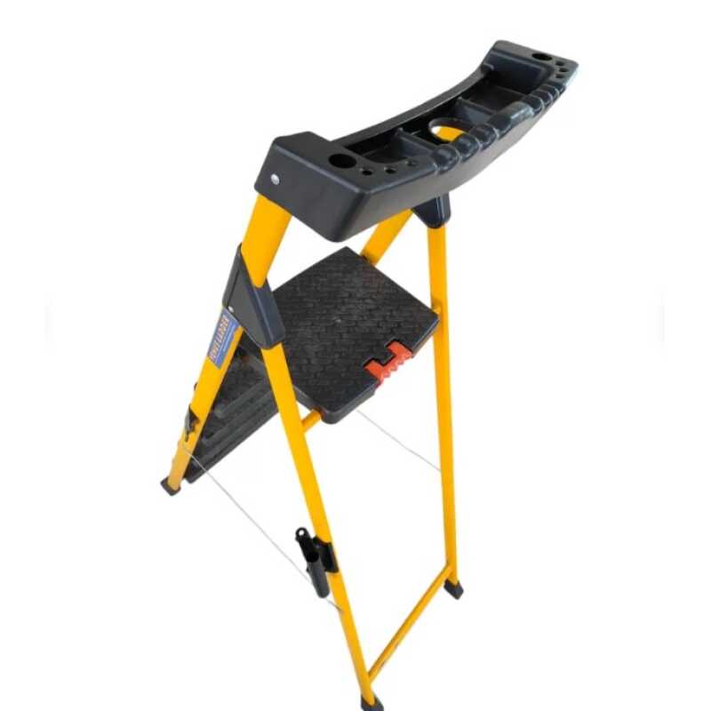 Стремянка стальная с лотком и ручкой "Мастер плюс" 4 ступени Foreman tools