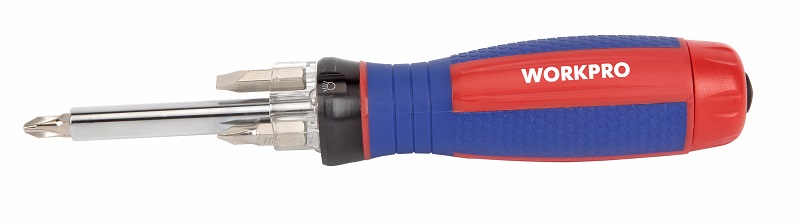 Отвертка 4-в-1 с подсветкой (PH1/PH2, 5/6мм) WORKPRO