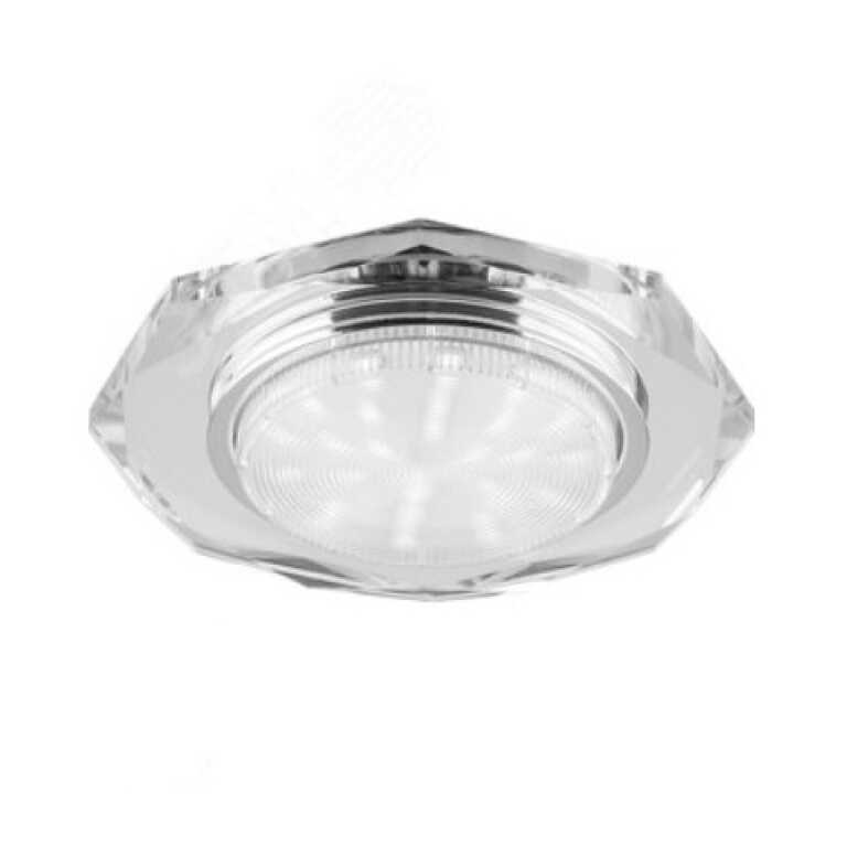 Светильник потолочный GX53 без лампы SMD 4000К хром (CD4021)