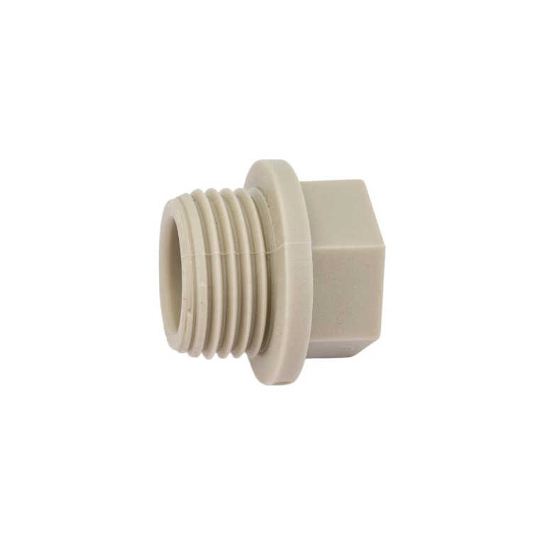 Заглушка PP-R серая Ду20*1/2" НР VALFEX (1000/250)